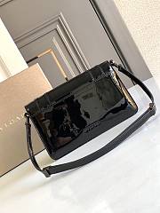 Okify Bvlgari Serpenti Forever Handbag in black 22x15x4.5 cm - 3