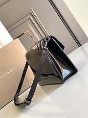 Okify Bvlgari Serpenti Forever Handbag in black 22x15x4.5 cm - 2