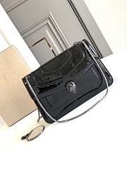 Okify Bvlgari Serpenti Forever Handbag in black 25x17x8cm - 1