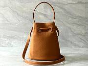 Okify Burberry Bucket Bag in caramel 16.5x11x18.5 cm - 3