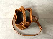 Okify Burberry Bucket Bag in caramel 16.5x11x18.5 cm - 2