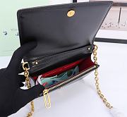 Okify Off White Jitney 0.5 Wallet In Black With Gold Buckle 19x12x5cm - 2