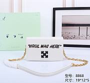 Okify Off White Jitney 0.5 Quote White Shoulder Bag Virgil Was Here Black Buckle 19x12x5 cm - 1