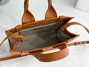 Okify Chloe Small Woody Tote Bag in Caramel 26x20x8cm - 2