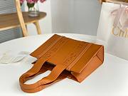 Okify Chloe Medium Woody Tote Bag in Caramel 37x26x12cm - 2