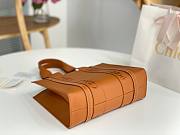 Okify Chloe Medium Woody Tote Bag in Caramel 37x26x12cm - 3