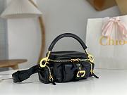 Okify Chloe Small Camera Multipocket Bag In Black 25x12x12cm - 3