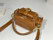 Okify Chloe Small Camera Multipocket Bag In Brown 25x12x12cm - 2