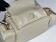 Okify Chloe Small Camera Multipocket Bag In White 25x12x12cm - 4