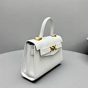 Okify Versace Medusa 95 Small Handbag In White 21 x 5 x 5.5 cm  - 4