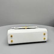 Okify Versace Medusa 95 Small Handbag In White 21 x 5 x 5.5 cm  - 3