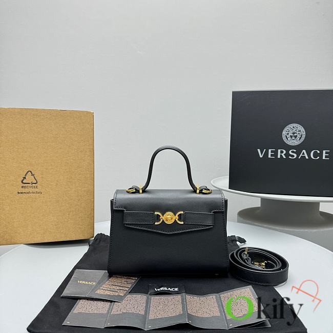 Okify Versace Medusa 95 Small Handbag In Black 21 x 5 x 5.5 cm  - 1