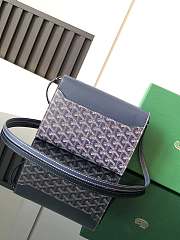 Okify Goyard Chypre handbag wallet in dark blue 21x4x16 cm - 3