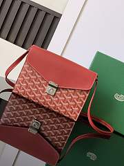 Okify Goyard Chypre handbag wallet in red 21x4x16 cm - 1