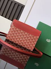 Okify Goyard Chypre handbag wallet in red 21x4x16 cm - 2