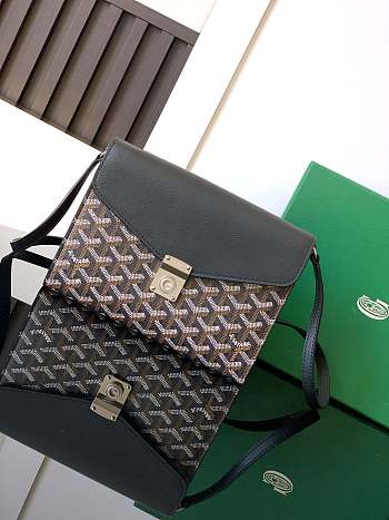 Okify Goyard Chypre handbag wallet in black 21x4x16 cm