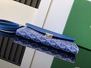 Okify Goyard Chypre handbag wallet in blue 21x4x16 cm - 4