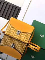 Okify Goyard Chypre handbag wallet in yellow 21x4x16 cm - 1