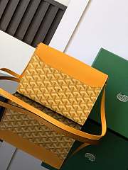 Okify Goyard Chypre handbag wallet in yellow 21x4x16 cm - 4