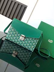 Okify Goyard Chypre handbag wallet in dark green 21x4x16 cm - 1