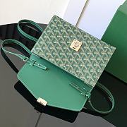 Okify Goyard Chypre handbag wallet in dark green 21x4x16 cm - 2