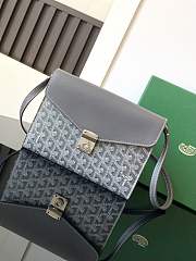 Okify Goyard Chypre handbag wallet in grey/gray 21x4x16 cm - 1