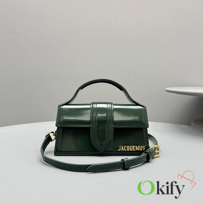 Okify Jacquemus Small Le Grand Bambino In Green 18x6x7cm - 1