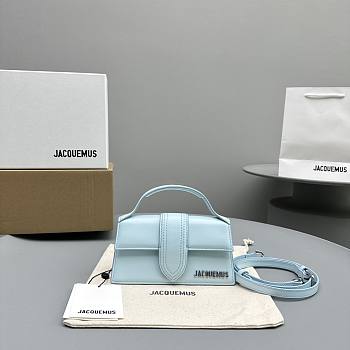 Okify Jacquemus Small Le Grand Bambino In Light Blue 18x6x7cm