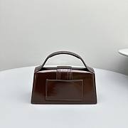 Okify Jacquemus Small Le Grand Bambino In Dark Brown 18x6x7cm - 4