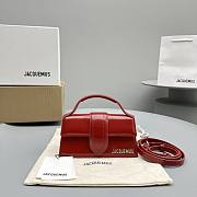 Okify Jacquemus Small Le Grand Bambino In Red 18x6x7cm - 1