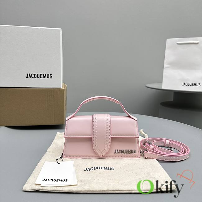 Okify Jacquemus Small Le Grand Bambino In Pink 18x6x7cm - 1