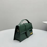 Okify Jacquemus Large Le Grand Bambino In Green 24x13x7cm - 3