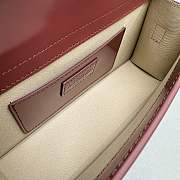 Okify Jacquemus Large Le Grand Bambino In Burgundy 24x13x7cm - 2