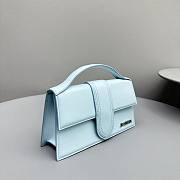 Okify Jacquemus Large Le Grand Bambino In Light Blue 24x13x7cm - 4