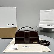 Okify Jacquemus Large Le Grand Bambino In Dark Brown 24x13x7cm - 1