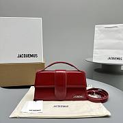 Okify Jacquemus Large Le Grand Bambino In Red 24x13x7cm - 1