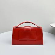 Okify Jacquemus Large Le Grand Bambino In Red 24x13x7cm - 4