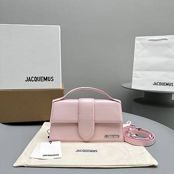 Okify Jacquemus Large Le Grand Bambino In Pink 24x13x7cm