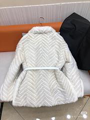 Okify Fendi White Mink Jacket  - 2