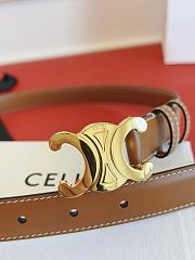 Okify Celine Brown Belt 2.5 cm - 3