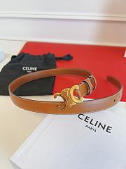 Okify Celine Brown Belt 2.5 cm - 4