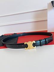 Okify Celine Black Belt 2.5 cm - 1