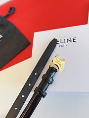 Okify Celine Black Belt 1.8 cm - 2