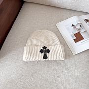 Okify Chrome Hearts White Beanie Hat 17817 - 1