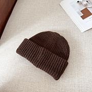 Okify Chrome Hearts Dark Brown Beanie Hat 17818 - 3