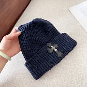 Okify Chrome Hearts Dark Blue Beanie Hat 17820 - 4