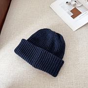 Okify Chrome Hearts Dark Blue Beanie Hat 17820 - 3