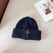 Okify Chrome Hearts Dark Blue Beanie Hat 17820 - 1