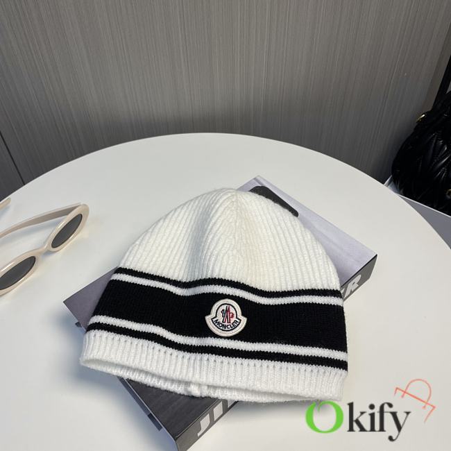 Okify Moncler Black&White Beanie Hat 17821 - 1