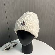 Okify Moncler White Beanie Hat 17822 - 3